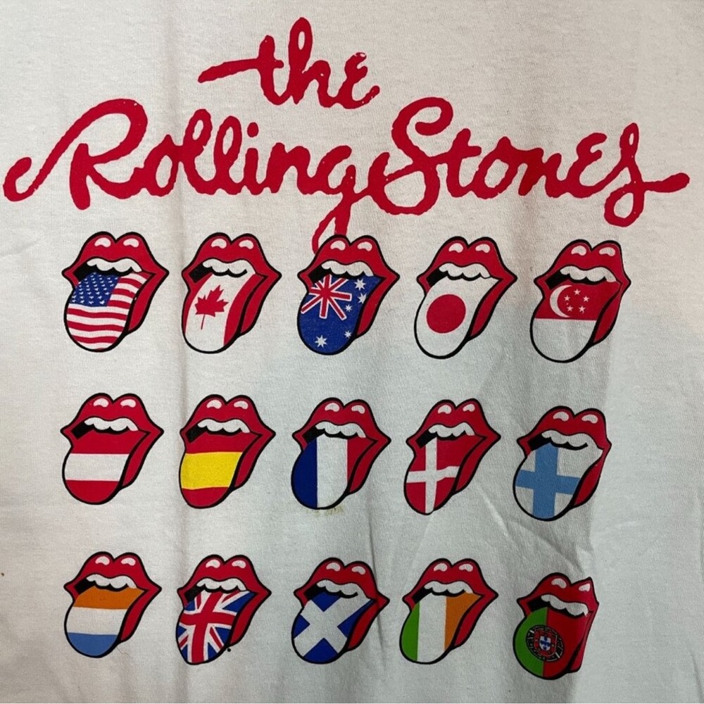 IVORY ROLLING STONES GRAPHIC TEE